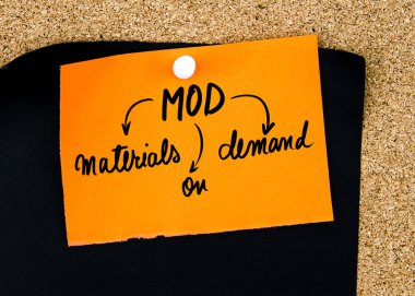 İş kısaltma Mod malzemeleri isteğe bağlı olarak