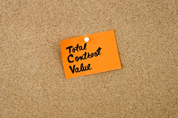 Acrónimo comercial TCV Total Contract Value —  Fotos de Stock