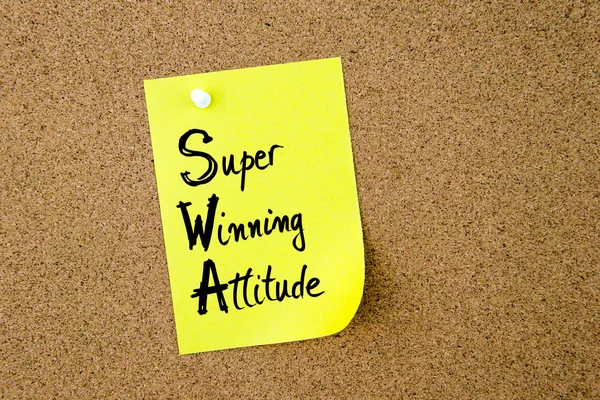 Acrónimo comercial SWA Super Winning Attitude — Foto de Stock