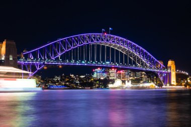 Harbour Bridge canlı Sydney Festivali sırasında