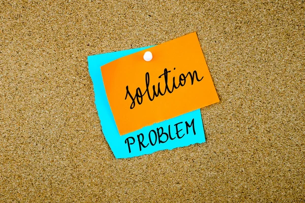 Megoldás-probléma a papíron — Stock Fotó
