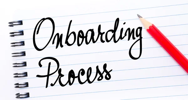 Onboarding defter sayfa üzerinde yazılı işlemi