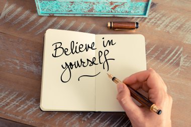 El yazısı metnini Believe kendinizi