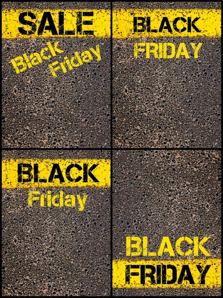 Black Friday mesajı ile Perakende Satış Kavramsal görüntüler — Stok fotoğraf