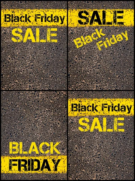 Vente au détail Images conceptuelles avec message Black Friday — Photo