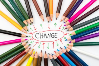 İleti Değiştir ile daire düzenlemesinde kalemleri boyama