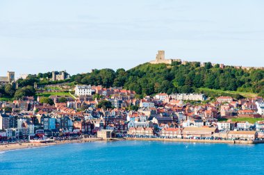 north yorskire, İngiltere'de scarborough Güney bay harbor üzerinde göster