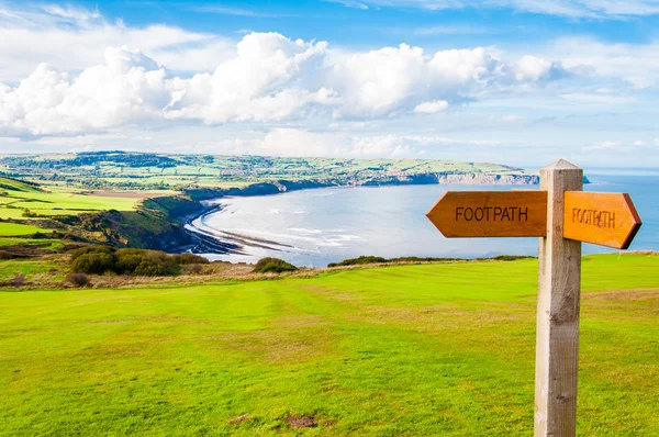 Patika yönü işaret İngilizce kırsal kesimde