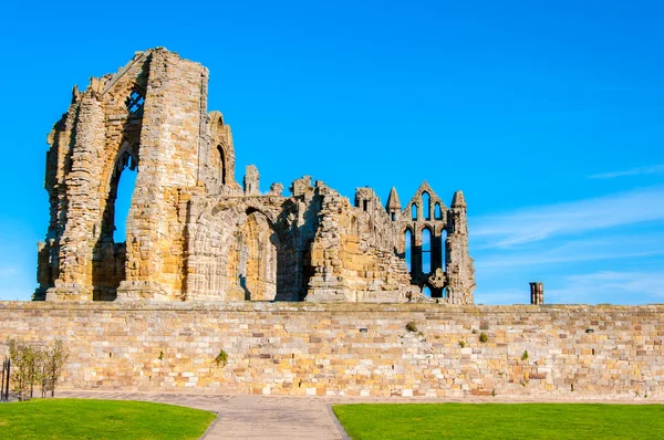 Whitby abtei in north yorkshire, uk — Stockfoto