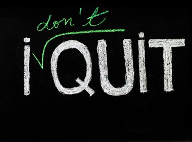 İleti, el yazısı ile tahta, yaşam tarzı değişikliği kavramı tebeşir bırakma