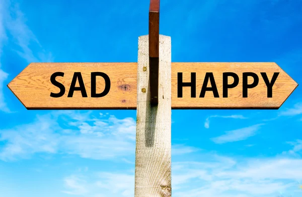 Sad versus Happy — Stock Photo, Image