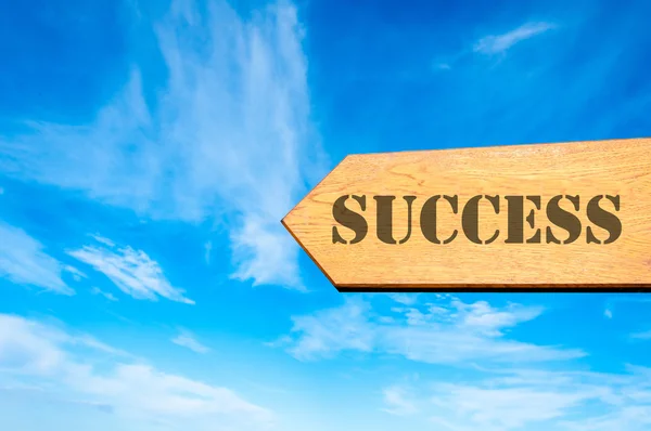 Arrow sign with Success message — Stock Photo, Image