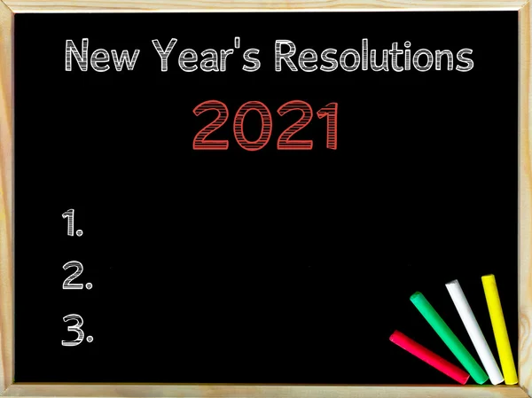 Νέο έτος ψηφίσματα 2021 — Φωτογραφία Αρχείου