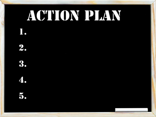 Plan de acción — Foto de Stock