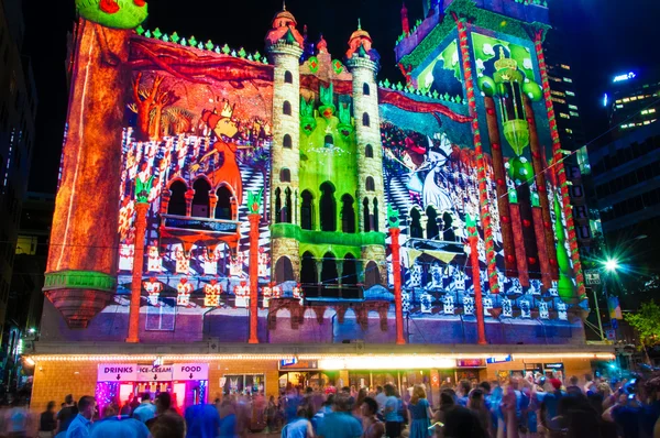 Witte nacht cultureel festival in 2015, Melbourne, Australië — Stockfoto