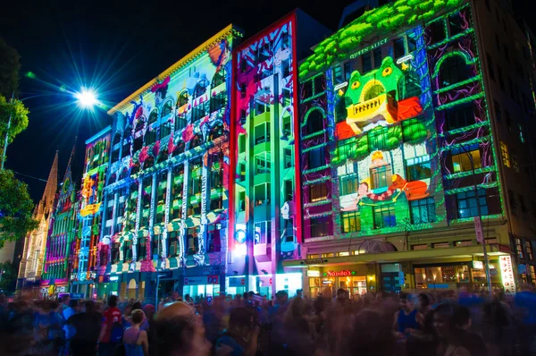 White Night cultural festival in 2015, Melbourne, Australia — Stock Photo, Image