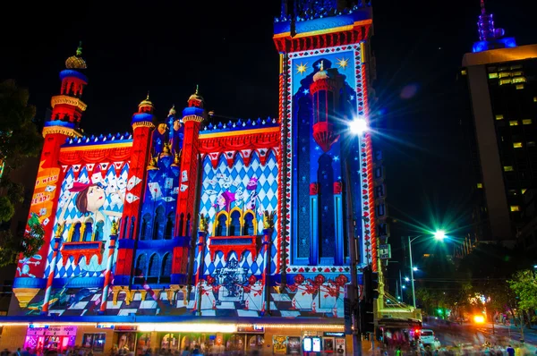 White Night cultural festival in 2015, Melbourne, Australia — Stock Photo, Image