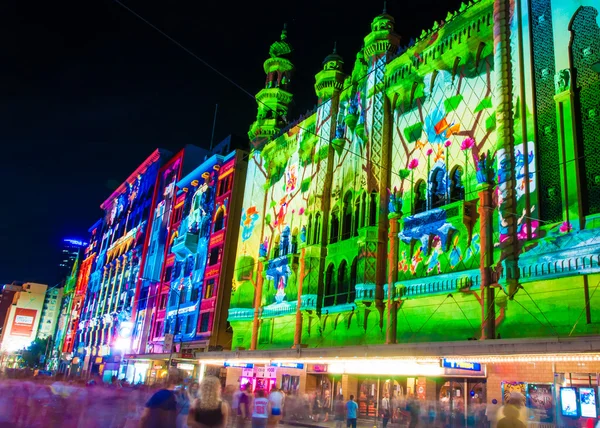 White Night cultural festival in 2015, Melbourne, Australia — Stock Photo, Image