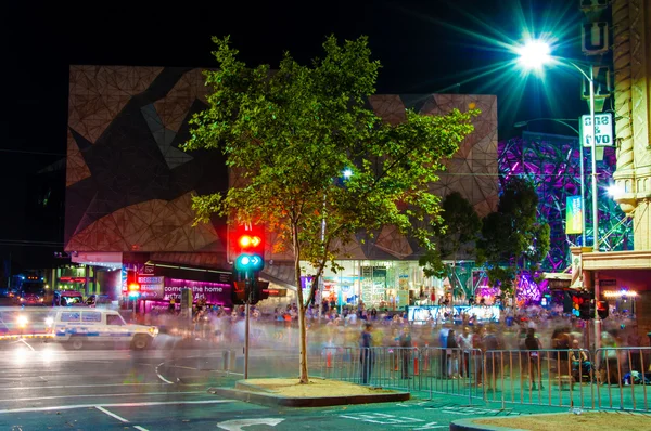 White Night festival cultural en 2015, Melbourne, Australia — Foto de Stock