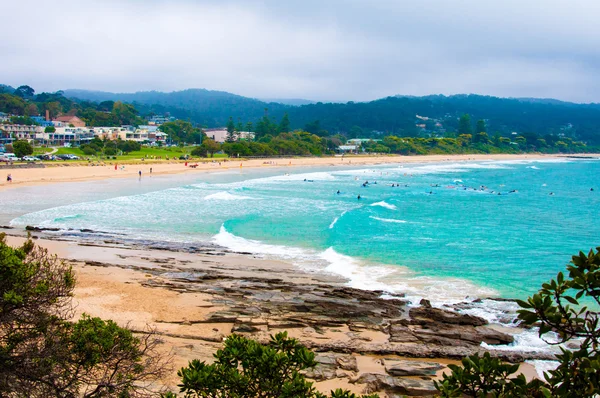 Lorne beach on Great Ocean Road, Victoria state, Australia Royalty Free Stock Images