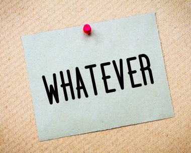 Ne olursa olsun mesaj