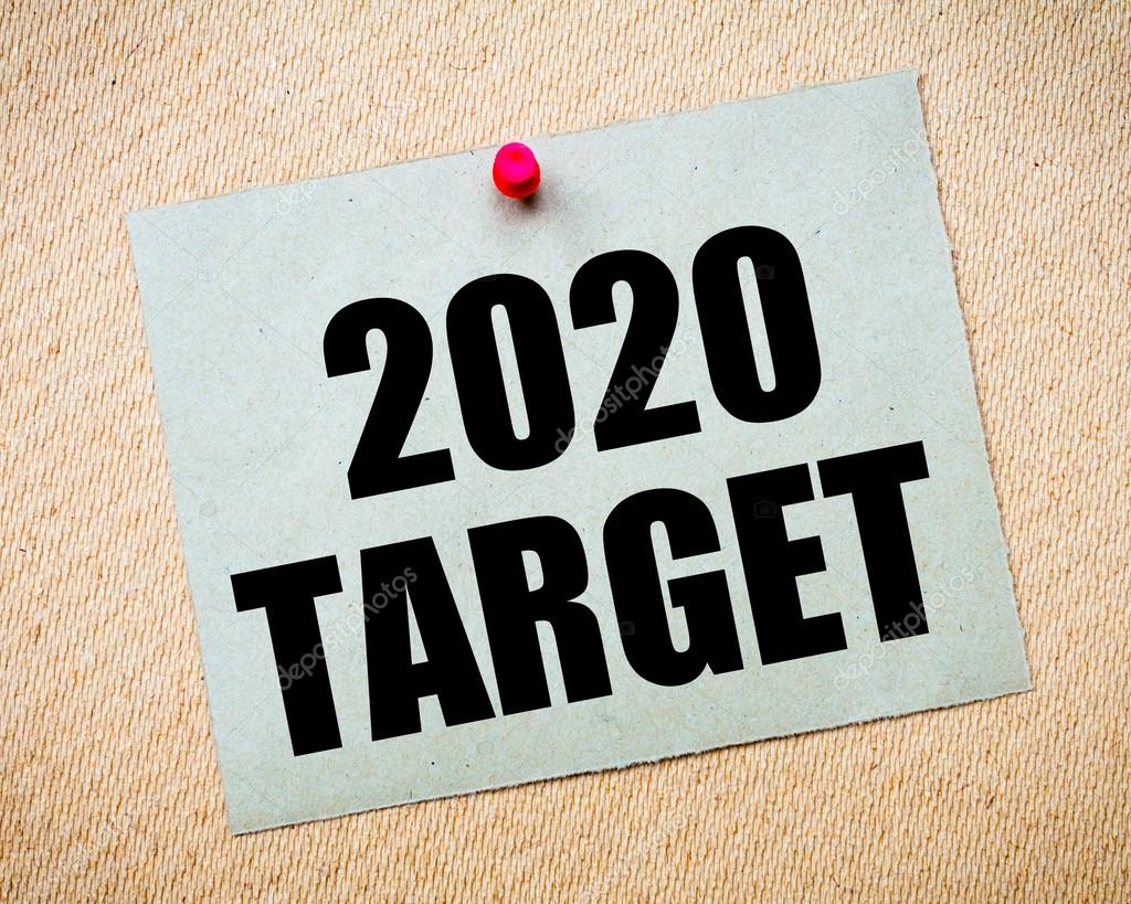 2020 Target Message — Stock Photo © stanciuc1 67298263