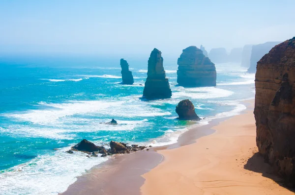 The Twelve Apostles  by the Great Ocean Road in Victoria, Australia — Stock Photo, Image