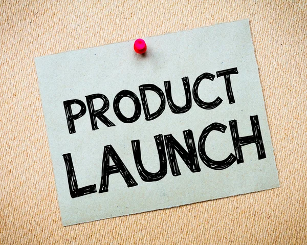 Product Launch Message — Stock Photo, Image