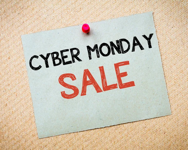 Cyber Monday Sale Message — Stock Photo, Image