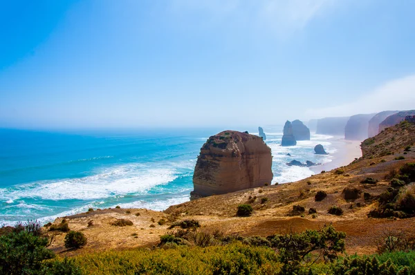 Los Doce Apóstoles por la Gran Ruta del Océano en Victoria, Australia —  Fotos de Stock