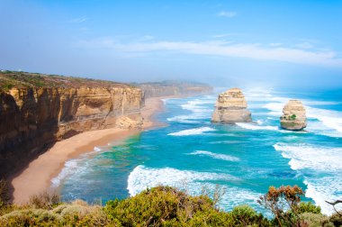 The Twelve Apostles  by the Great Ocean Road in Victoria, Australia clipart