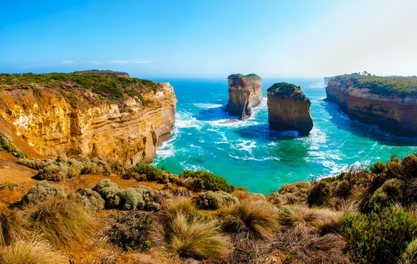 The Twelve Apostles  by the Great Ocean Road in Victoria, Australia — Stock Photo, Image