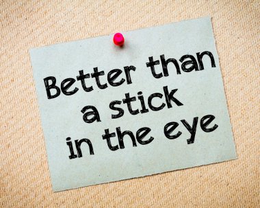 Daha iyi bir sopa gözde