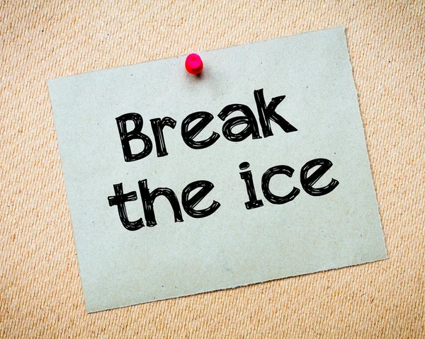 Break the ice — Stock Photo, Image