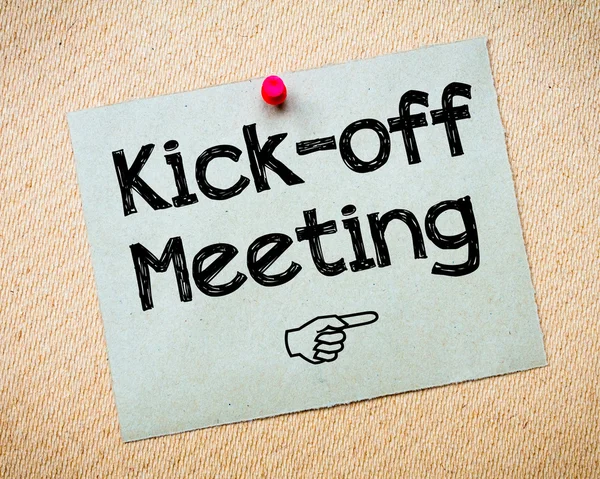 Kick-off meeting — Stock Photo, Image