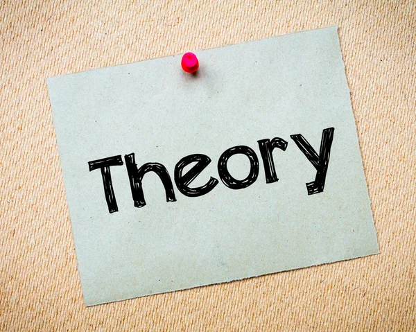 Theory — Stock Photo, Image