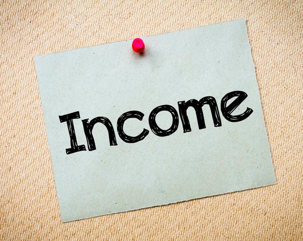 Income — Stock Photo, Image