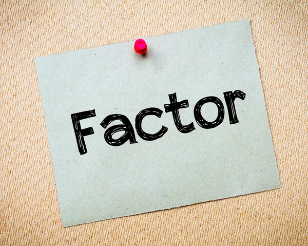 Factor — Stock Photo, Image