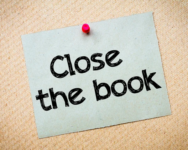 Close the book — Stock Photo, Image