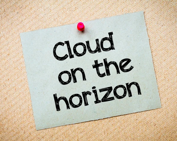 Cloud on the horizon — Stock Photo, Image