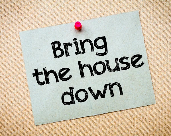 Bring the house down — Stock Photo, Image