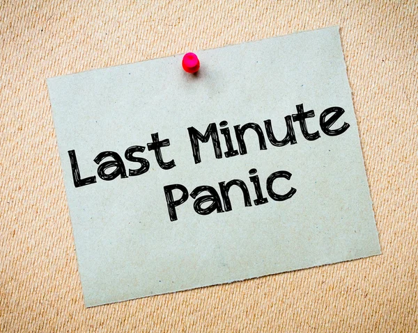 Last Minute pánik — Stock Fotó
