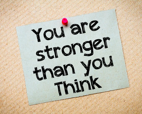 You are stronger than you think — Stock Photo, Image