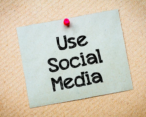 Use Social Media — Stock Photo, Image