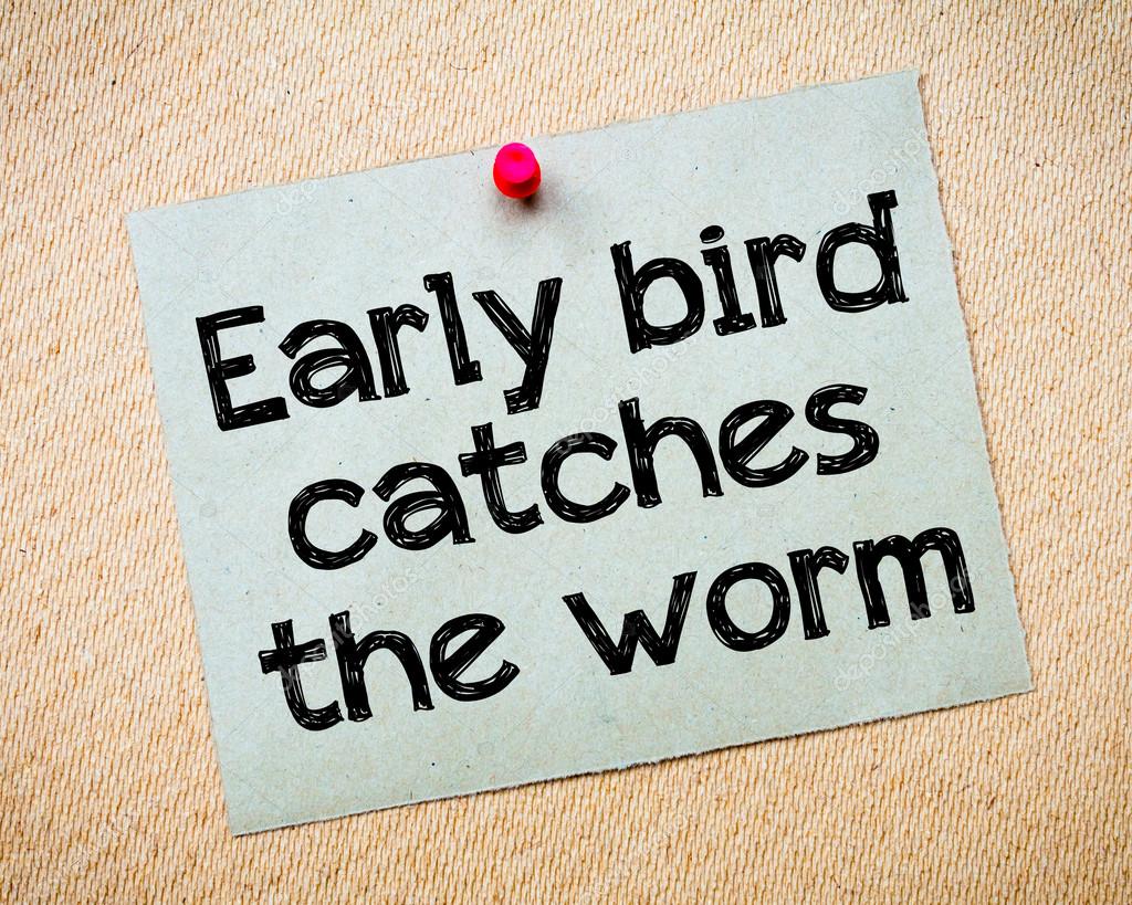 Early bird catches the worm Stock Photo by ©stanciuc1 68799081