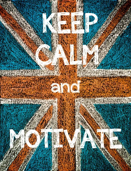 Keep Calm and Motivate — Stock Photo, Image