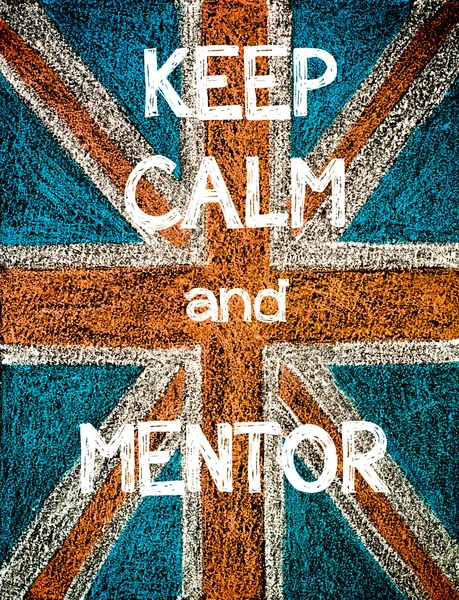 Keep Calm and Mentor — Stock Photo, Image