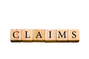 Word kopya alanı ile beyaz arka plan üzerinde izole iddiaları