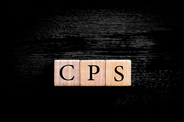 頭字語 Cps - コピー スペースで分離された販売あたりの費用 — ストック写真