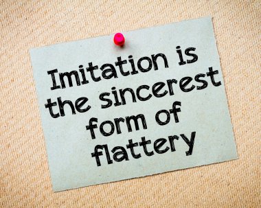 İmitasyon flattery içten şeklidir